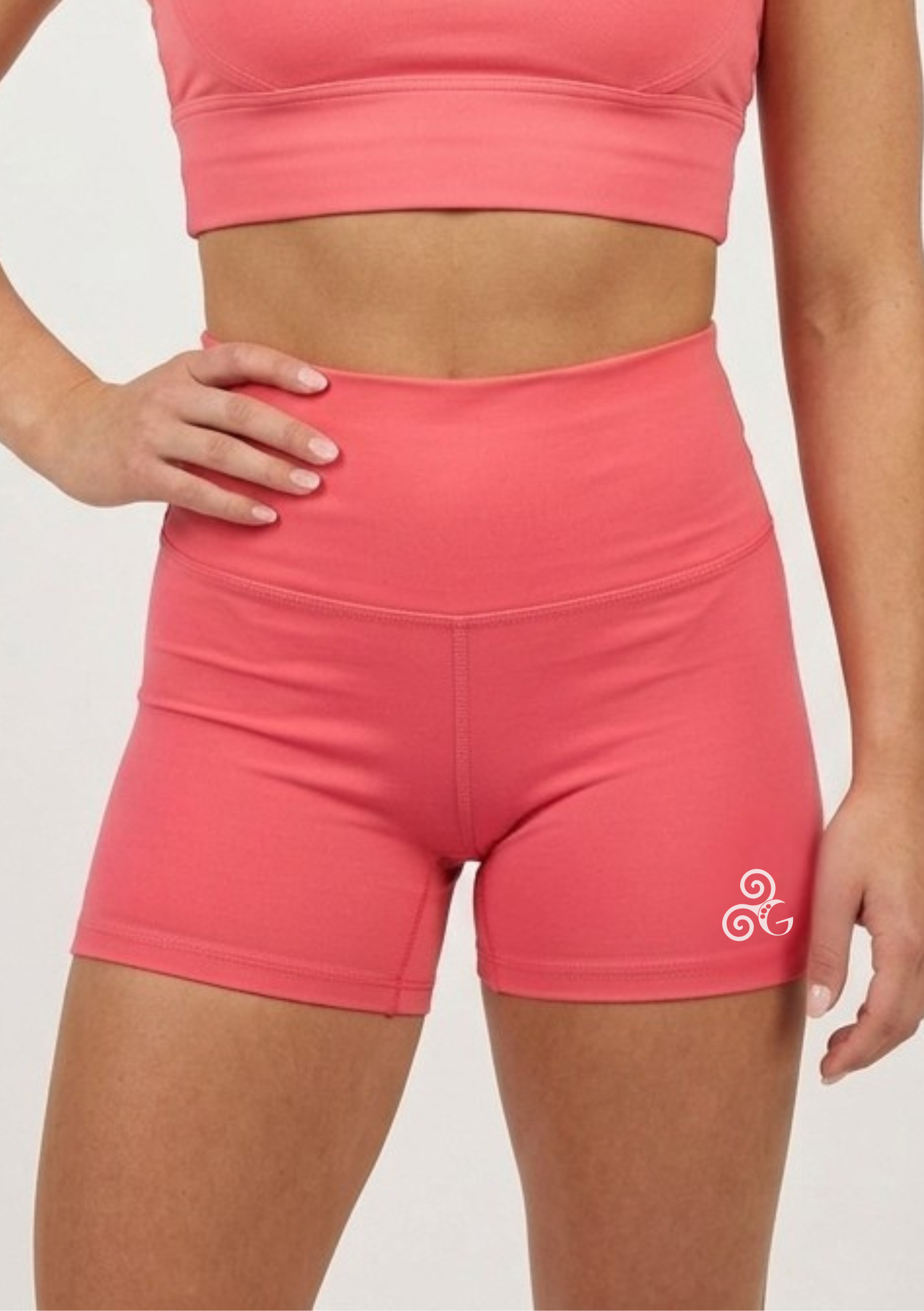 Short soft touch Rose corail