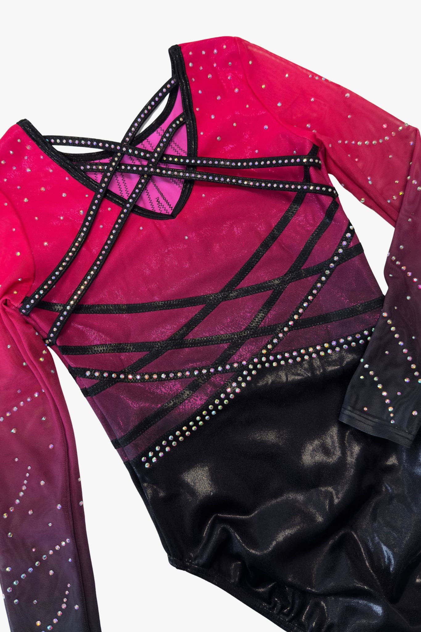 Justaucorps Fragrance rose et noir