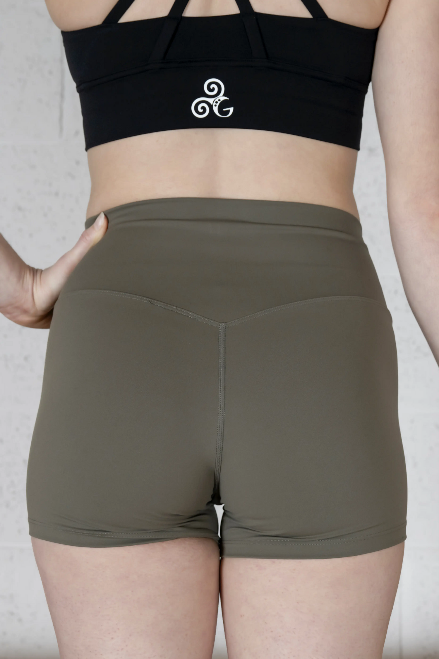 Short soft touch Kaki