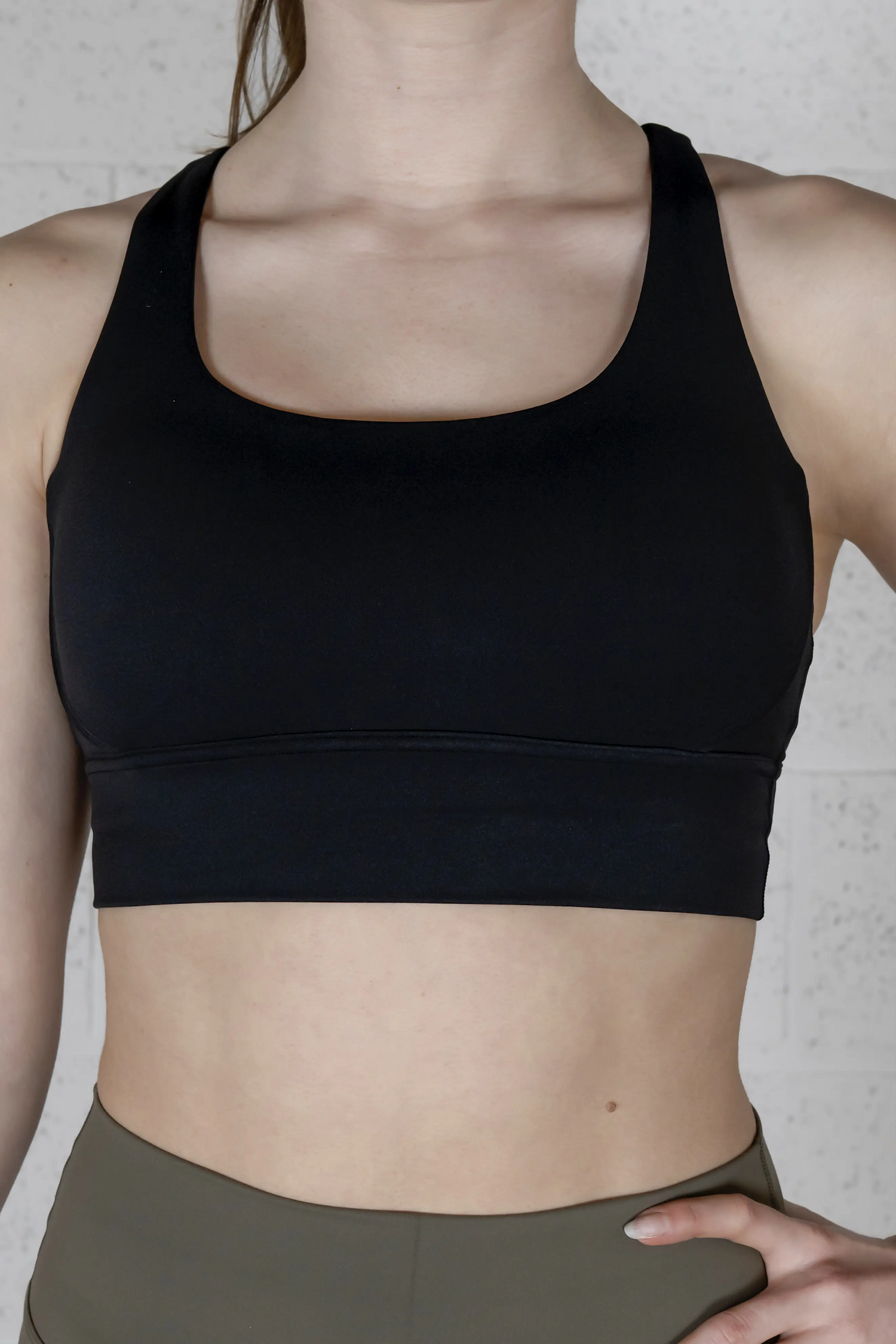 Soft touch bra - black