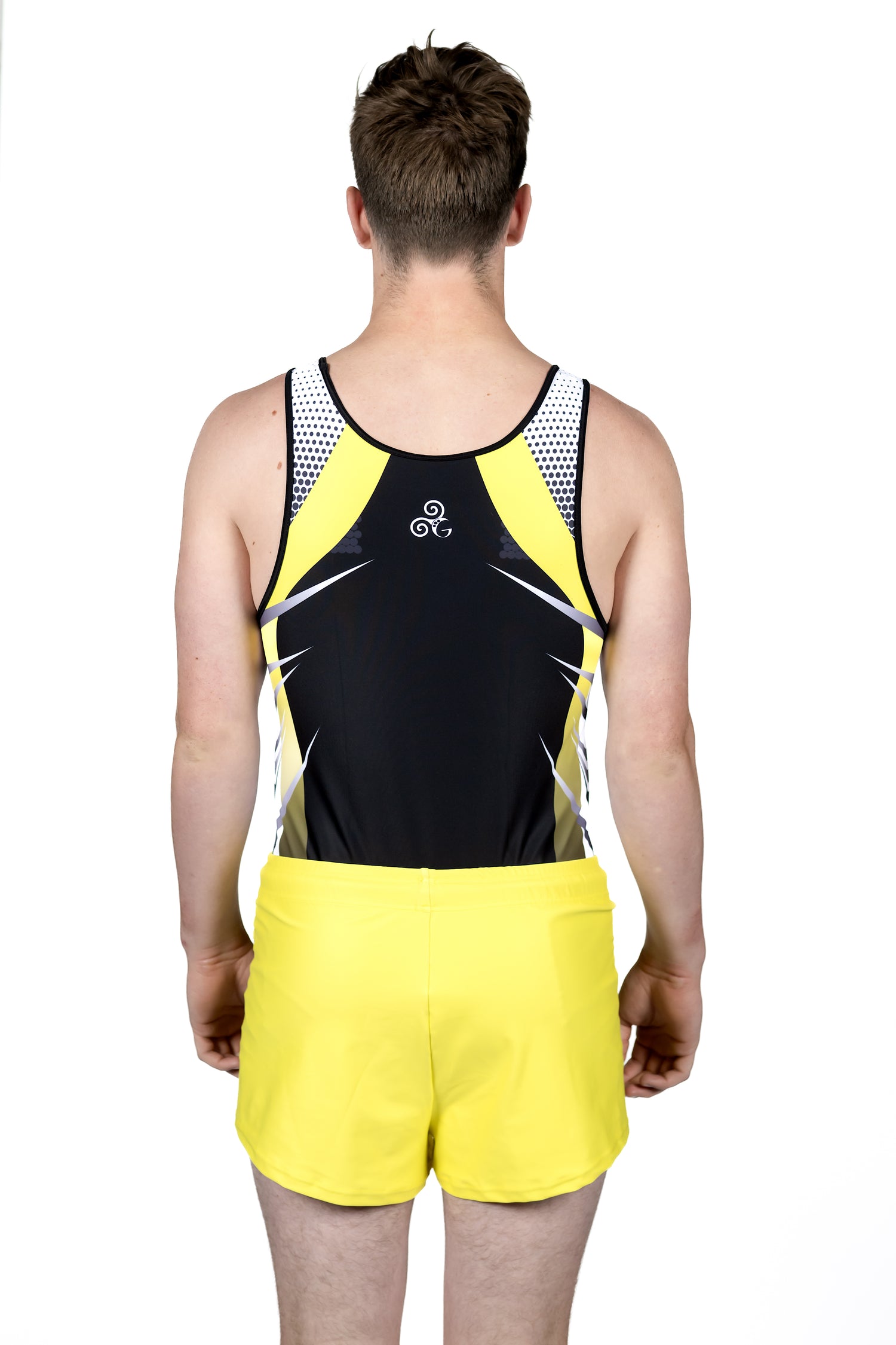 Yellow velocity leotard